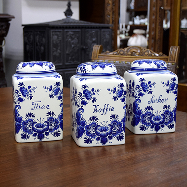 Набор банок для специй Delft